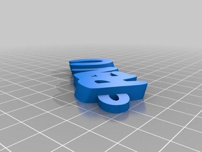 renu Schlüsselanhänger angepasst 3d print model - Mito3D
