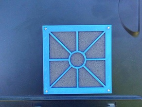 la griglia della ventola da 120 computer 3d print model - Mito3D