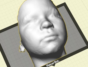 angels face people 3d scan 3d print model - Mito3D