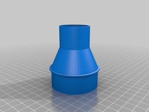 mi personalizar la manguera de vacío del adaptador v2 partes 3d print model - Mito3D
