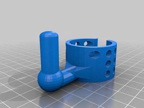 x-steammop bracket rev2 3d printing 3d print model - Mito3D