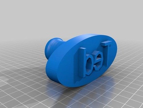 tampon ted işaretler logoları özelleştirilmiş 3d print model - Mito3D