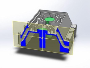 formicarium doppio fungo sistema di irrigazione animali domestici 3d print model - Mito3D