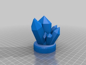 meine kundengebundene Kristall-led-Lampe - Spielzeug Spiele 3d print model - Mito3D