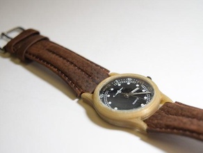 Armbanduhr-Gehäuse Schmuck Uhr Zeit Armbanduhr 3d print model - Mito3D