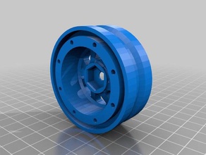 beadlock rc cerchio veicoli 3d print model - Mito3D
