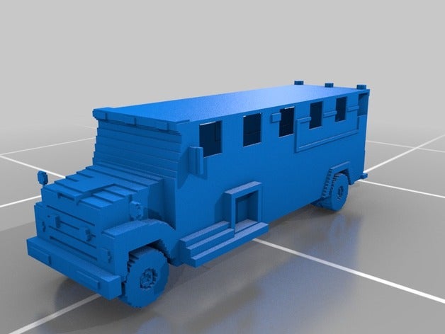 3d slash fbi truck other 3D print model - Mito3D