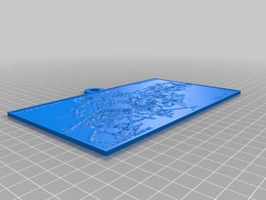 mi personalizados lithopane no invertida 2d arte 3d print model - Mito3D