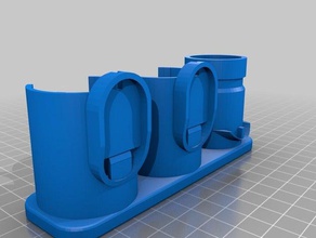 dyson wall mountholder extension replacement parts 3d print model - Mito3D