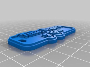 8 llaveros personalizado 3d print model - Mito3D