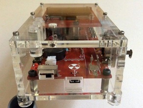 recinto contador geiger dosímetro rhelectronics de la física astronomía geiger-muller geigercounter 3d print model - Mito3D