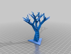 low poly mesh tree simple models customized 3d print model - Mito3D