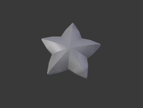 star art magnet pin 3d print model - Mito3D