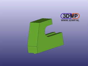 tiertime up box axis fixer 3d printer parts pp3dp sketchup 3d print model - Mito3D
