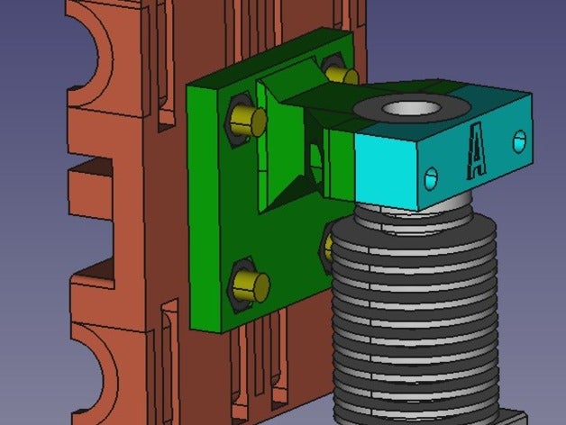 small bowden mount rework i3 carriage e3d v6v5 printer parts freecad hesine m-505 3D print model - Mito3D