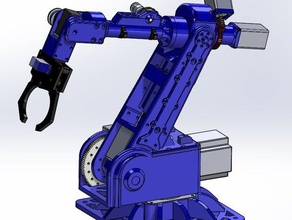 6 axe de moteur pas à robot la robotique abb fanuc kuka 3d print model - Mito3D