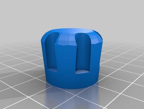 potentiometer knob 1 replacement parts customized 3d print model - Mito3D