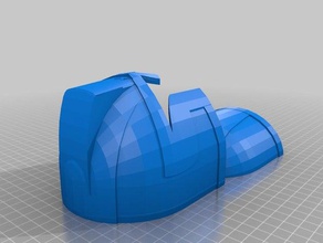helm dredd 3d drucken 3d print model - Mito3D