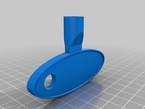 açık su anahtar 7 mm Kare soket dokunun 3d baskı 3d print model - Mito3D