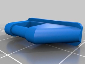 vertikale blind-Gewicht-clip Dekor 3d print model - Mito3D