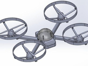 3d imprimíveis quadcopter rc veículos 3d print model - Mito3D