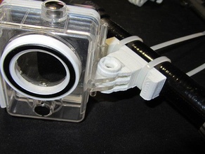 gopro Kabelbinder mount Angel Kamera 3d print model - Mito3D