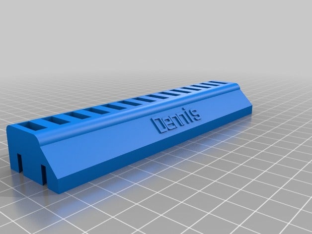 dennis usb stick organizasyon özelleştirilmiş 3D print model - Mito3D