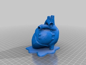 loose heart sculptures 3d print model - Mito3D