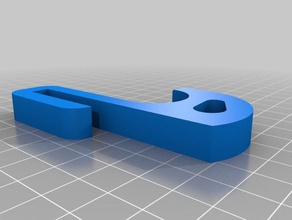 rack de secagem gancho 2 do agregado familiar personalizado 3d print model - Mito3D