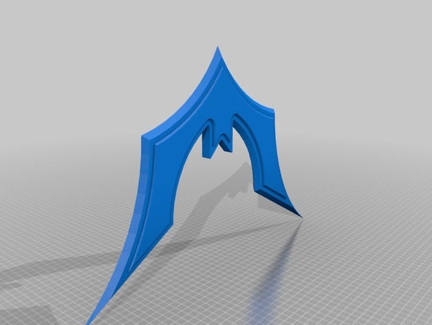 batman batarang 3d baskı 3D print model - Mito3D