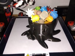 carino octobowl i giocattoli giochi polpo 3d print model - Mito3D