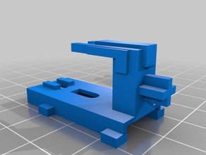 xyzprinting da vinci jr-10 y-Gurt-Spanner-Rahmen 3d Drucker Teile 3d print model - Mito3D