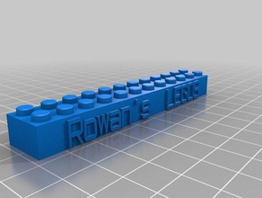 rowans legos costruzione i giocattoli personalizzato 3d print model - Mito3D