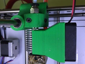 e3d v6 cooling fan 40mm printer parts hotend extruder duct 3d print model - Mito3D