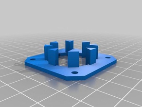 sunhokey prusa i3 axis rotation alignment gauge thingy 3d printer parts acrylic 3d print model - Mito3D