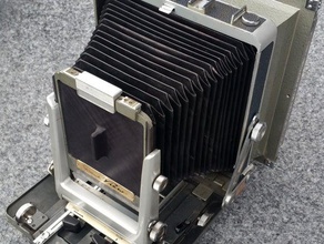 5x7 Gövde kapağı rittreck kamera 4x5 analog fotoğraf film büyük format makinesi 3d print model - Mito3D