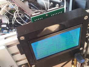 radds2lcd adapter connect standard lcd radds 3d printer accessories 3d print model - Mito3D