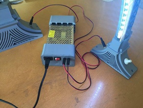 led-bridge Lampe psu deckt Dekor 3d print model - Mito3D