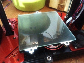 prusa i4 glass holder 3d printer accessories arky sunhokey 3d print model - Mito3D