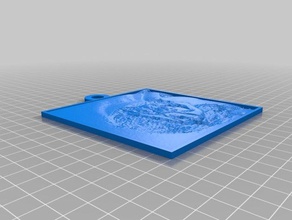 galalithopane 2d art personnalisé 3d print model - Mito3D