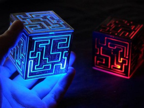 alien cube props costumechallenge 3dsage box candle cool electronics light up movie prop scifi video game 3d print model - Mito3D