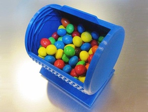 drucken-in-place-roll-top-snack bin office 3d print model - Mito3D