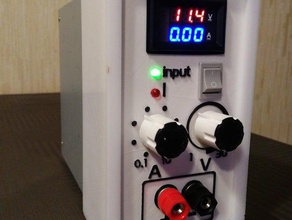 il pannello di laboratorio alimentazione l'elettronica alimentatore atx freecad 3d print model - Mito3D