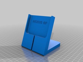 nexus 6p charging dock organization 3d print model - Mito3D