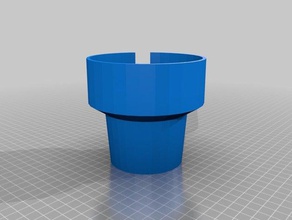 83 115 53 cup holder adapter household customized 3d print model - Mito3D