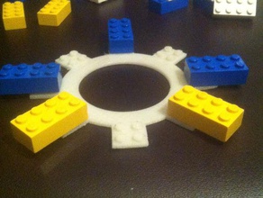 cercle lego 360 les jouets jeux alajaz degré degrés compatible de nouvelles ronde 3d print model - Mito3D