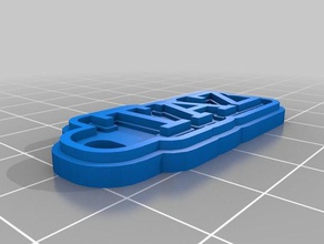 taz llavero llaveros personalizado 3d print model - Mito3D