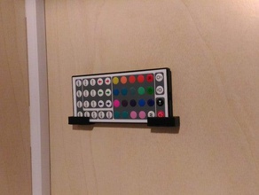 soporte de pared led del mando a distancia controla todos los tamaños 3d impresión 3d print model - Mito3D