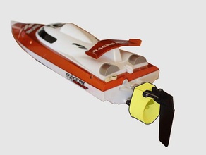 ft009 rc tekne pervane kanallı araçlar 3d print model - Mito3D