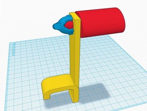 m3d-spool-Halter Drucker Zubehör 3d print model - Mito3D
